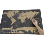 Deluxe Scratch Off World Map